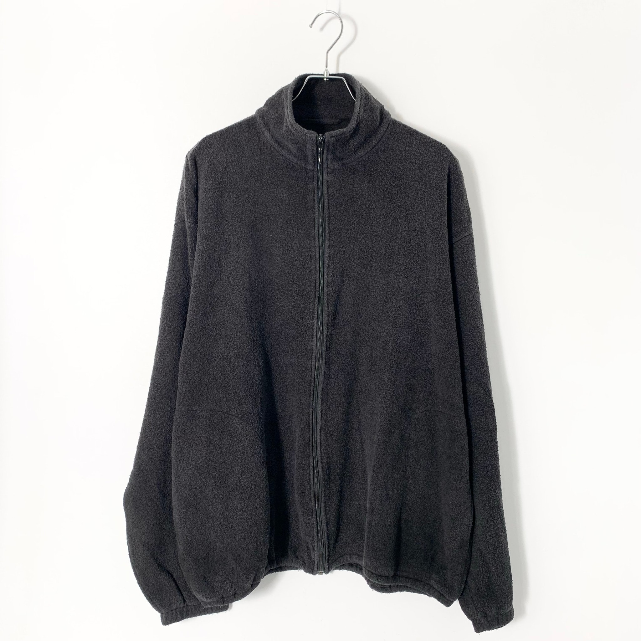 COMOLI Fleece Zip Jacket "Black"