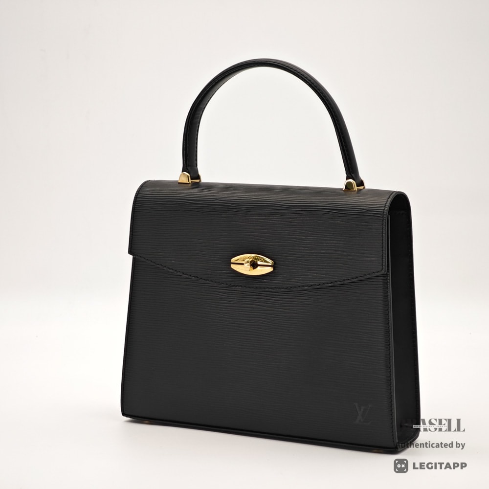 LOUIS VUITTON ルイ・ヴィトン ルイ・ヴィトン マルゼルブ エピ M52372 SR0938 ハンドバッグ Leather Black レディース