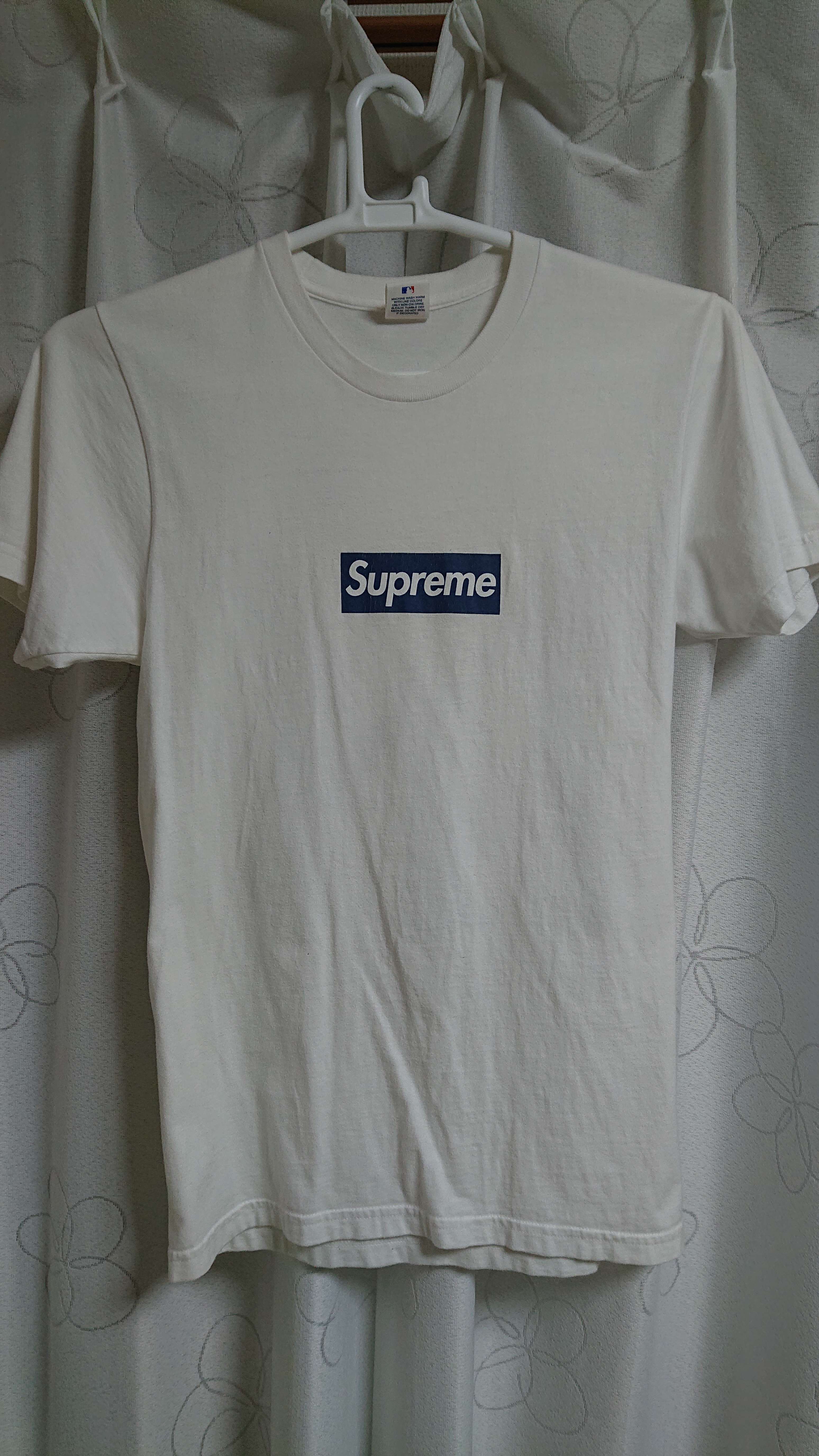 Supreme New York Yankees Box Logo Tee "White"