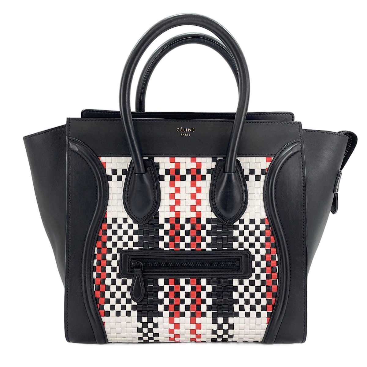 セリーヌ CELINE ラゲージ マイクロショッパー  トートバッグ【中古】