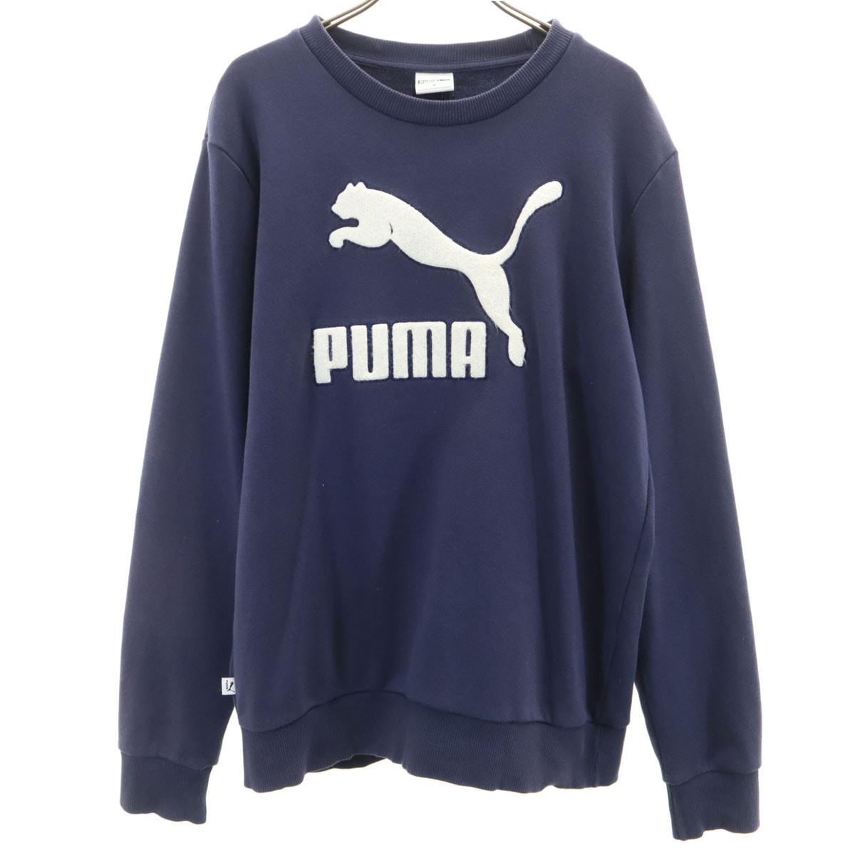 PUMA プーマ 長袖 スウェット トレーナー M ネイビー