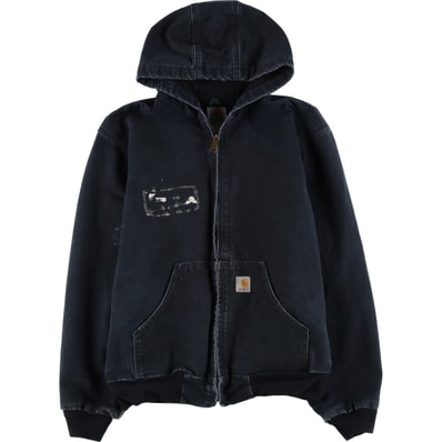 古着 カーハート Carhartt アクティブジャケット ダックフルジップパーカー メンズL相当/eaa458364