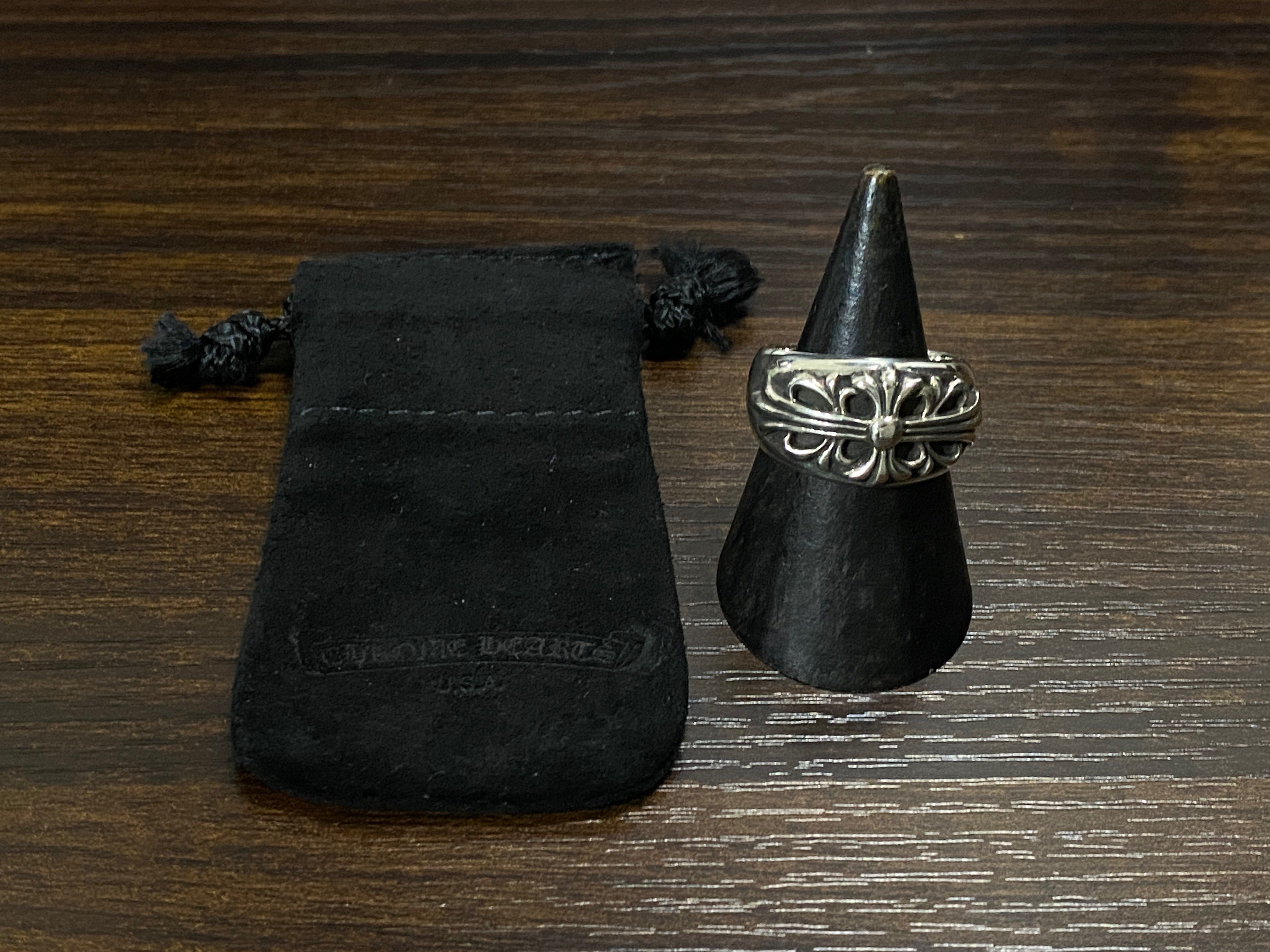 Chrome Hearts Floral Cross Ring "Silver"
