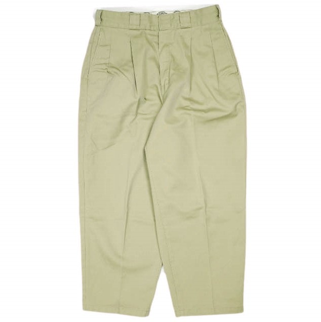 Dickies x JOURNAL STANDARD ディッキーズ ジャーナルスタンダード 別注 T/C 2タックワイドパンツ 191M40JS02 M ベージュ テーパード ボトムス g24723