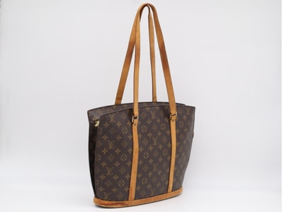 LOUIS VUITTON ルイ・ヴィトン モノグラム キャンバス バビロン M51102 ハンドバッグ ブラウン コーティングキャンバス レザー レディース