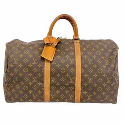 【6da0274】ルイヴィトン ボストンバッグ モノグラム キーポル50 M41426 ブラウン【中古】レディース