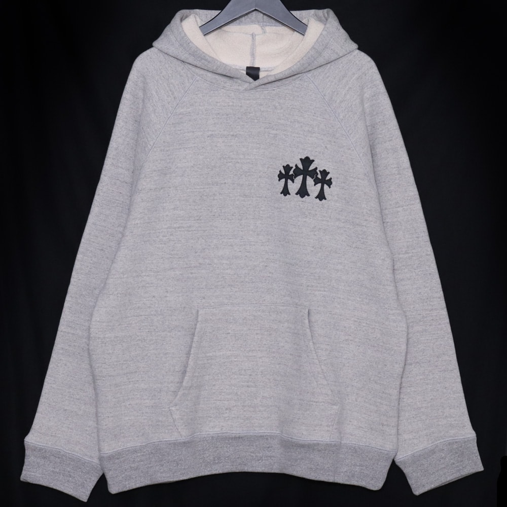 CHROME HEARTS Y NOT CHロゴ セメタリークロス アップリケパッチ プルオーバーパーカー