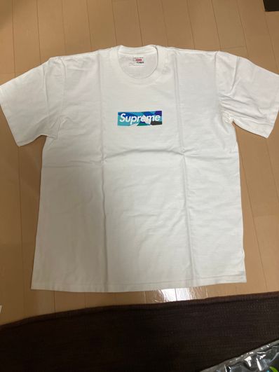Supreme / Emilio Pucci® Box Logo Tee "White/Blue"