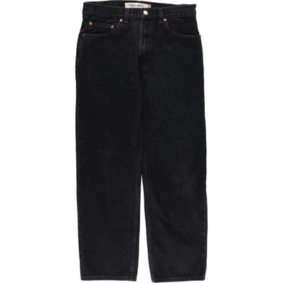 古着 リーバイス Levi's 505 REGULAR FIT ブラックデニム テーパードデニムパンツ メンズw33相当/eaa614666