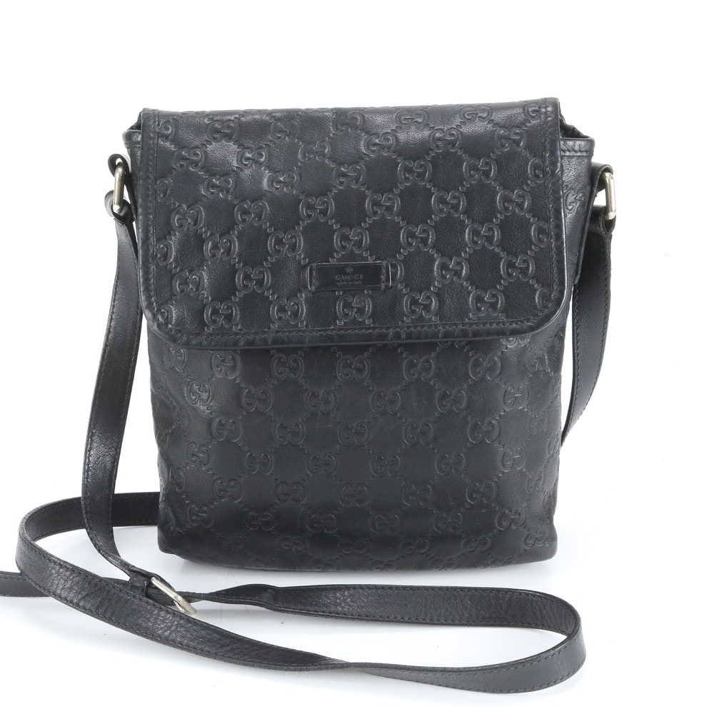 ■極美品 グッチ グッチシマ 223666 ショルダーバッグ レザー