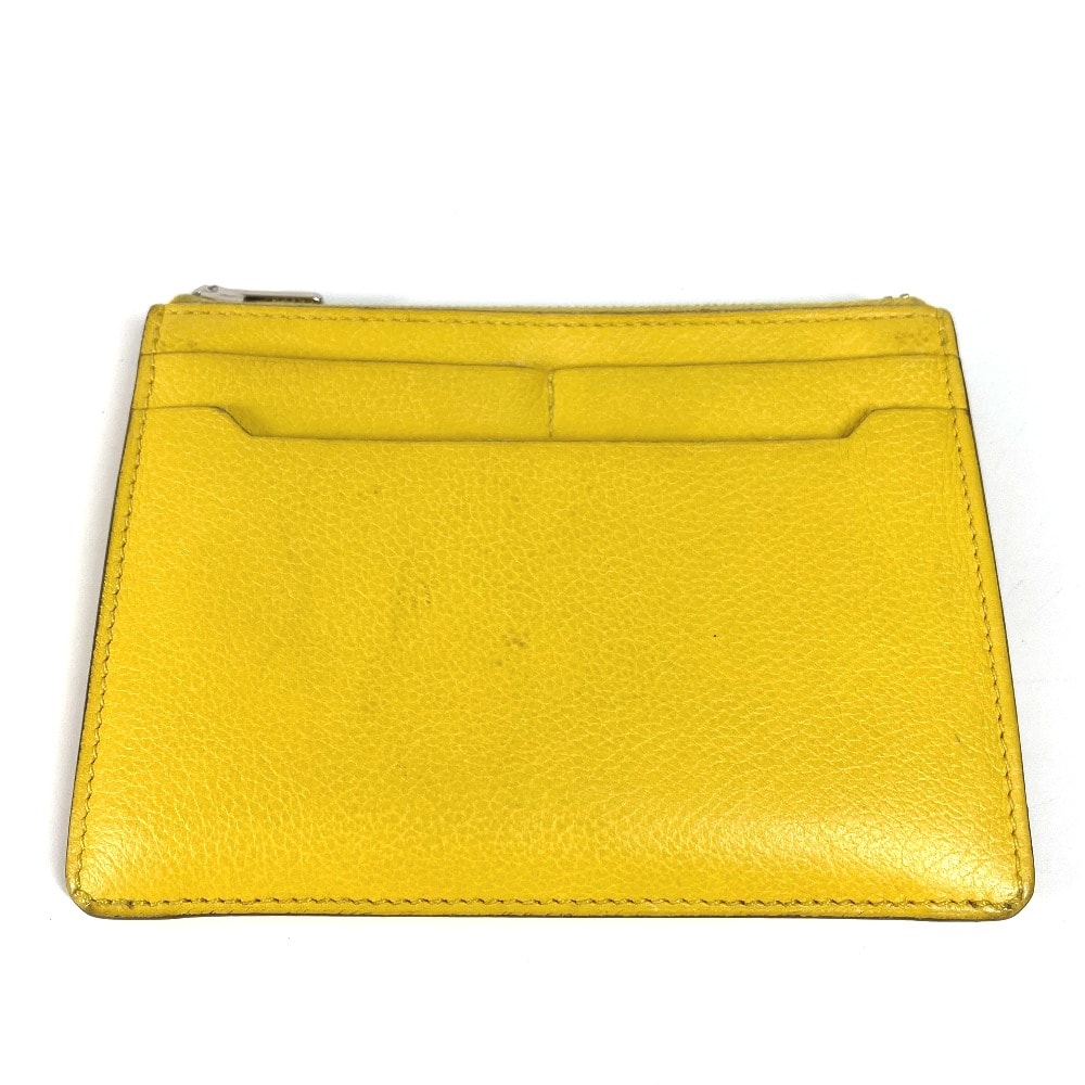 エルメス HERMES ジップ シティ  カードホルダー カードケース 財布 小銭入れ フラグメントケース コインケース エバーカラー C刻 ジョーヌナプル  イエロー