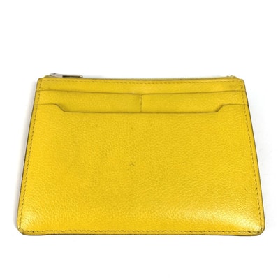 エルメス HERMES ジップ シティ カードホルダー カードケース 財布 小銭入れ フラグメントケース コインケース エバーカラー C刻 ジョーヌナプル イエロー