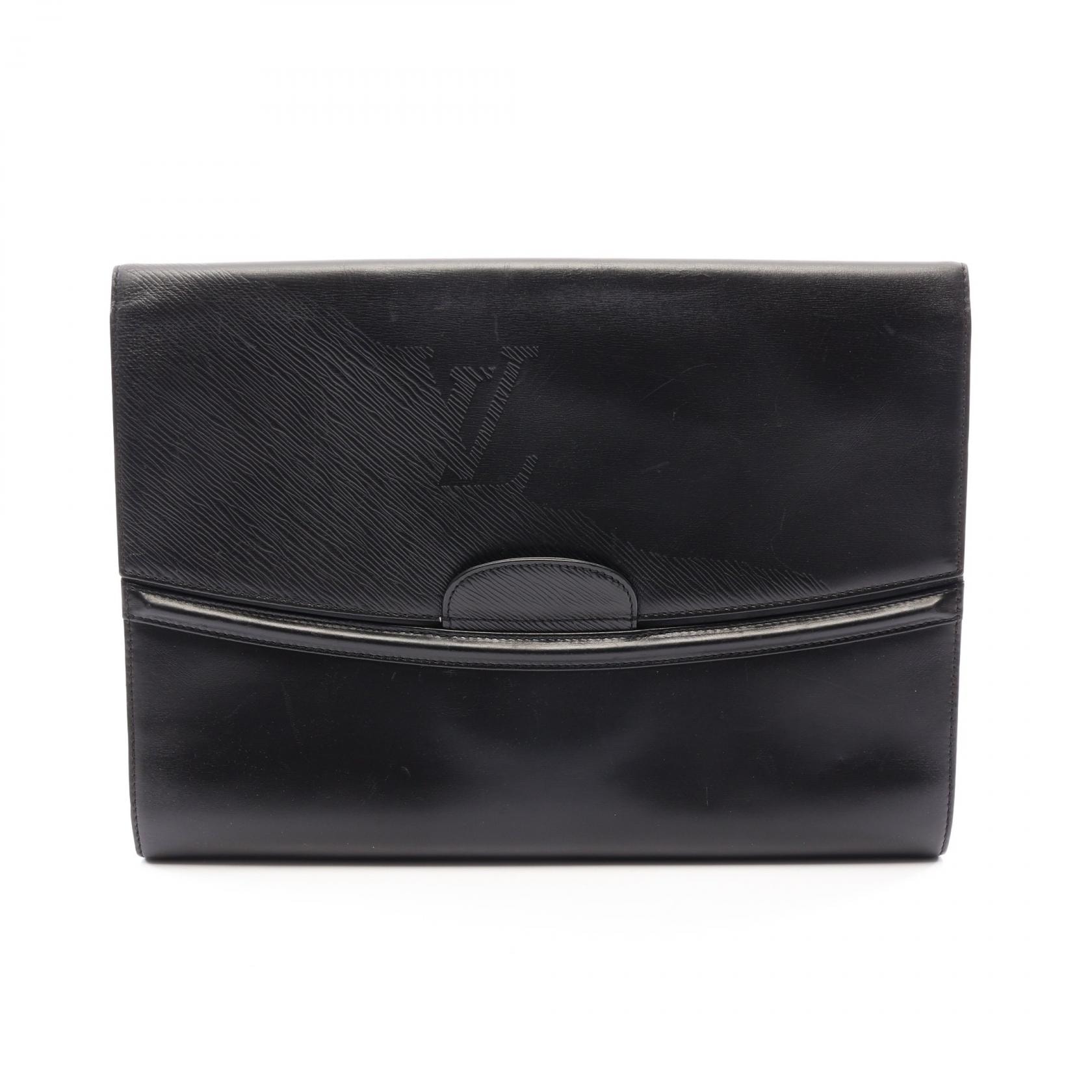 ルイ・ヴィトン LOUIS VUITTON オペラ セカンドバッグ クラッチバッグ バッグ レザー エピ ノワール メンズ ブラック系 M63927 【中古】