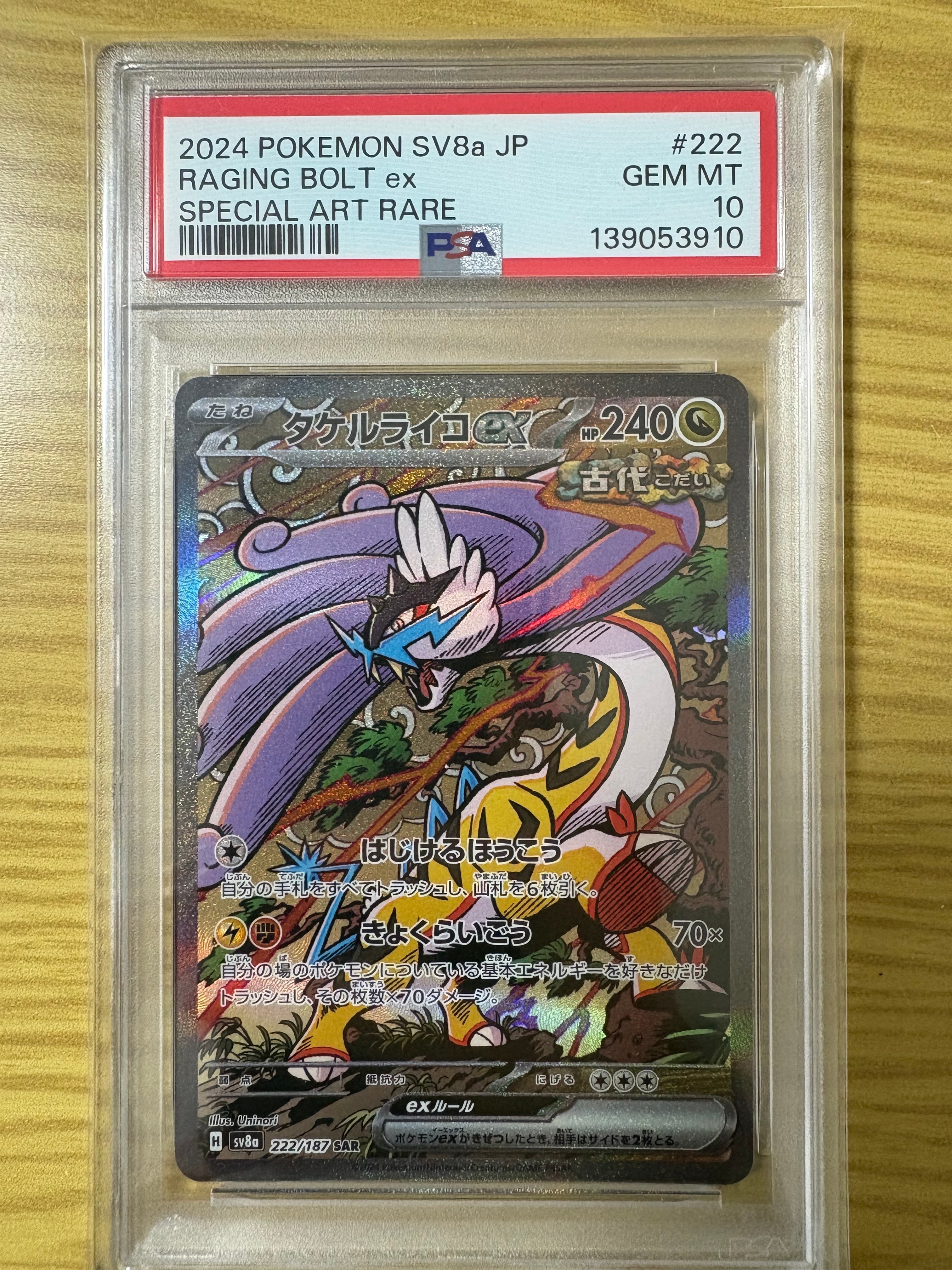 タケルライコex SAR [SV8a 222/187](ハイクラスパック「テラスタルフェスex」)