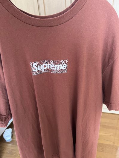 Supreme Bandana Box Logo Tee "Brown"