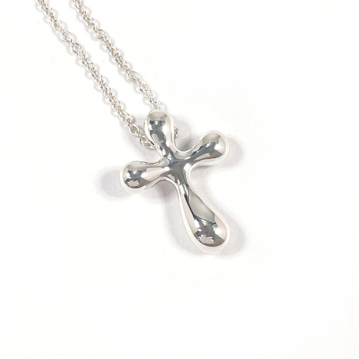 ティファニー ネックレス クロス ミニ エルサペレッティ  シルバー