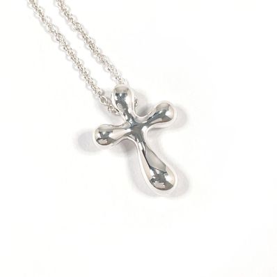 ティファニー ネックレス クロス ミニ エルサペレッティ シルバー