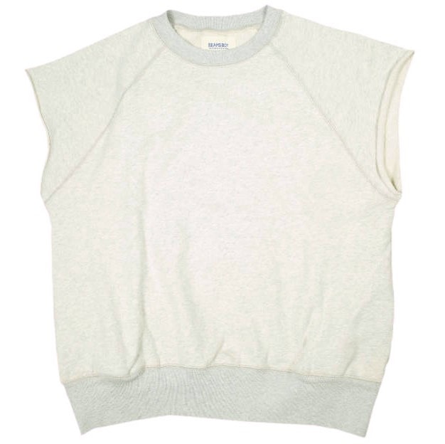 BEAMS BOY ビームスボーイ 22SS フレンチテリープルオーバーベスト 13-06-0266-101 ONE SIZE Natural トレーナー カットオフ スウェット トップス g25898