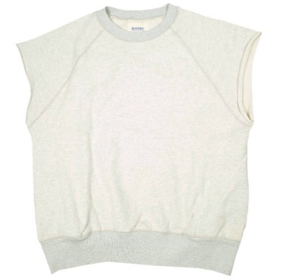 BEAMS BOY ビームスボーイ 22SS フレンチテリープルオーバーベスト 13-06-0266-101 ONE SIZE Natural トレーナー カットオフ スウェット トップス g25898