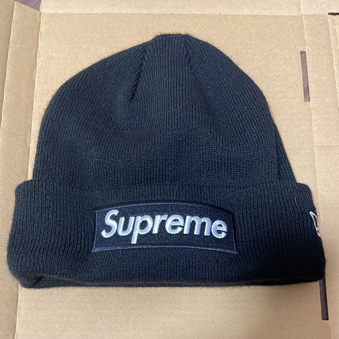 Supreme New Era Box Logo Beanie "Black" (23FW)