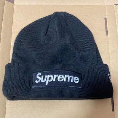 Supreme New Era Box Logo Beanie "Black" (23FW)
