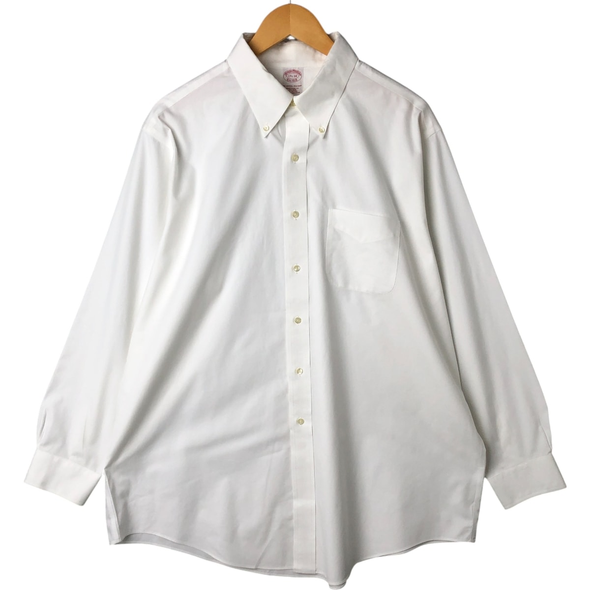 古着 ブルックスブラザーズ Brooks Brothers Est.1818 長袖 ボタンダウンシャツ メンズXL相当/eaa547521