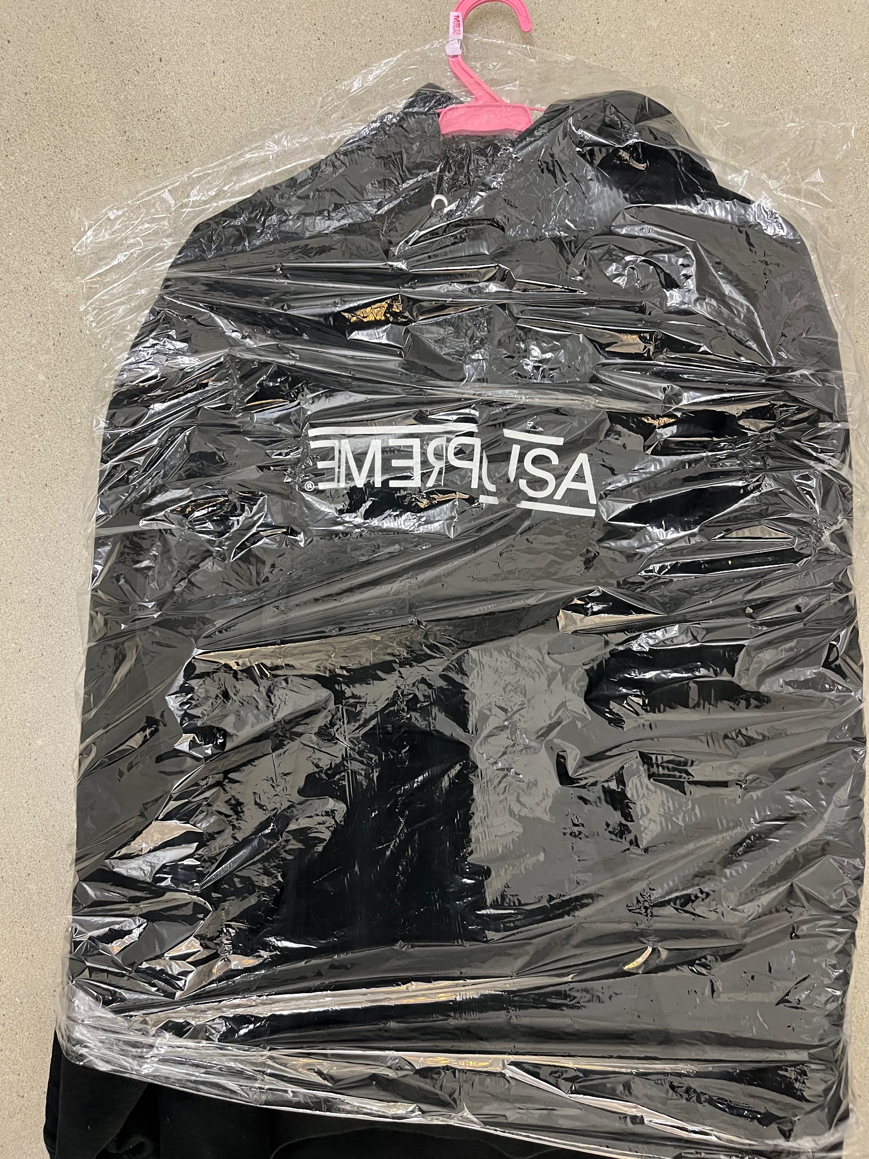 Supreme USA Hooded Sweatshirt "Black"