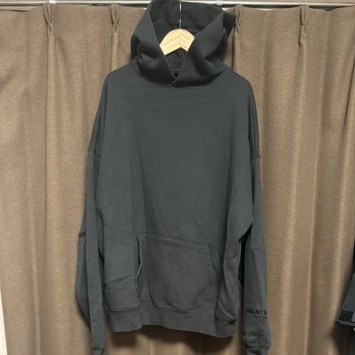 FEAR OF GOD ESSENTIALS 3M Logo Pullover Hoodie "Black"