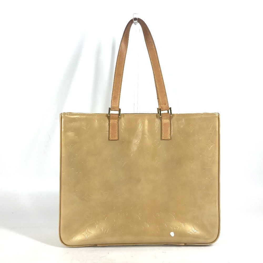 ルイヴィトン LOUIS VUITTON コロンバス M91023 モノグラムヴェルニ カバン トートバッグ 肩掛け ショルダーバッグ モノグラムヴェルニキャンバス ベージュ