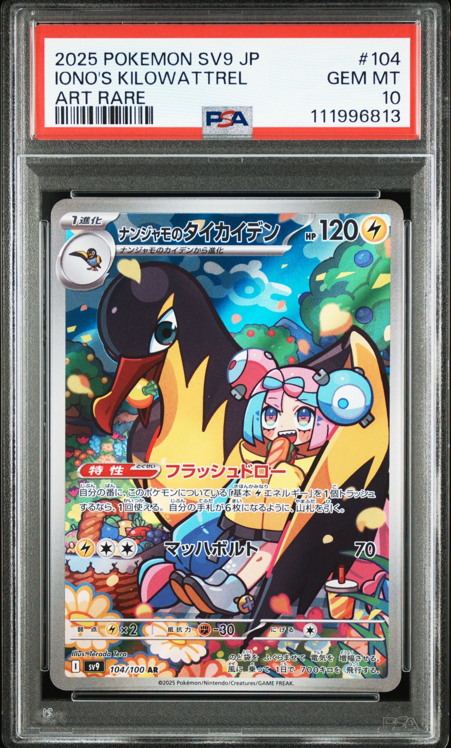 ナンジャモのタイカイデン AR [SV9 104/100](拡張パック「バトルパートナーズ」)