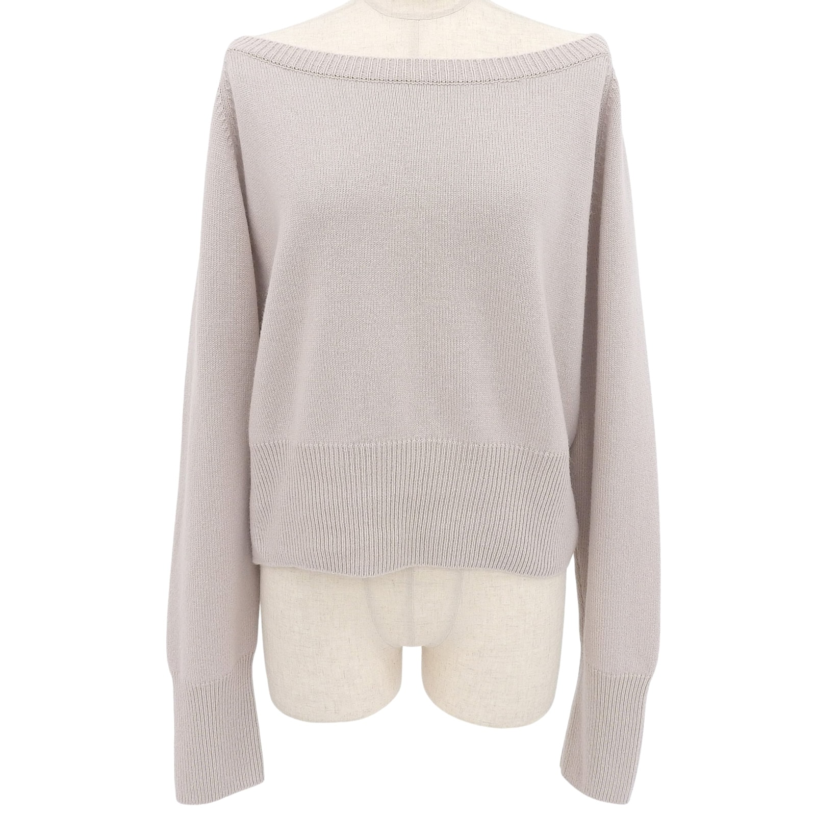 極美品 フォクシー ニット ピンクベージュ レディース 42 37775