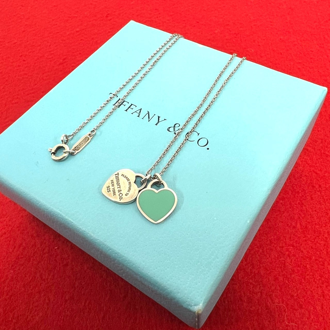 TIFFANY&Co. ティファニー リターントゥ ダブルハート タグ ネックレス シルバー925 ネックレス ティファニーブルー シルバー
23285