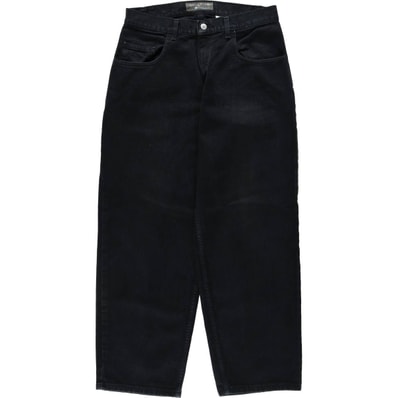 古着 00年代 リーバイス Levi's SILVER TAB シルバータブ BAGGY FIT ブラックデニム テーパードデニムパンツ メンズw32相当/rab182048