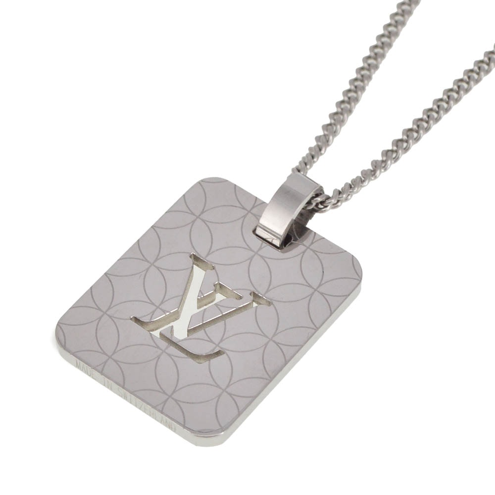 ルイ・ヴィトン LOUIS VUITTON M65452 パンダンティフ シャンゼリゼ ネックレス スチール レディース 箱・袋付き S#141216