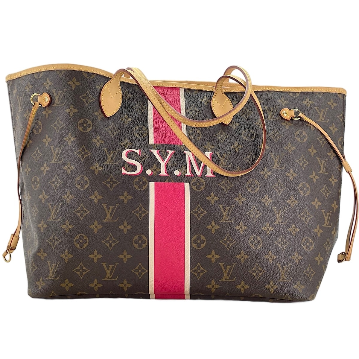 ヴィトン LV ダミエ ネヴァーフル マイルイ・ヴィトンヘリテージ MM トートバッグ【中古】