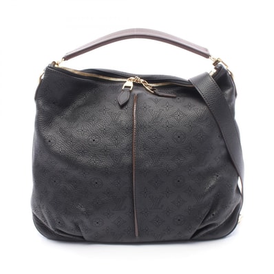 ルイ・ヴィトン LOUIS VUITTON セレネPM 2WAY ショルダーバッグ バッグ レザー モノグラム・マヒナ ノワール レディース ブラック系 / ブラウン系 M94314 【中古】