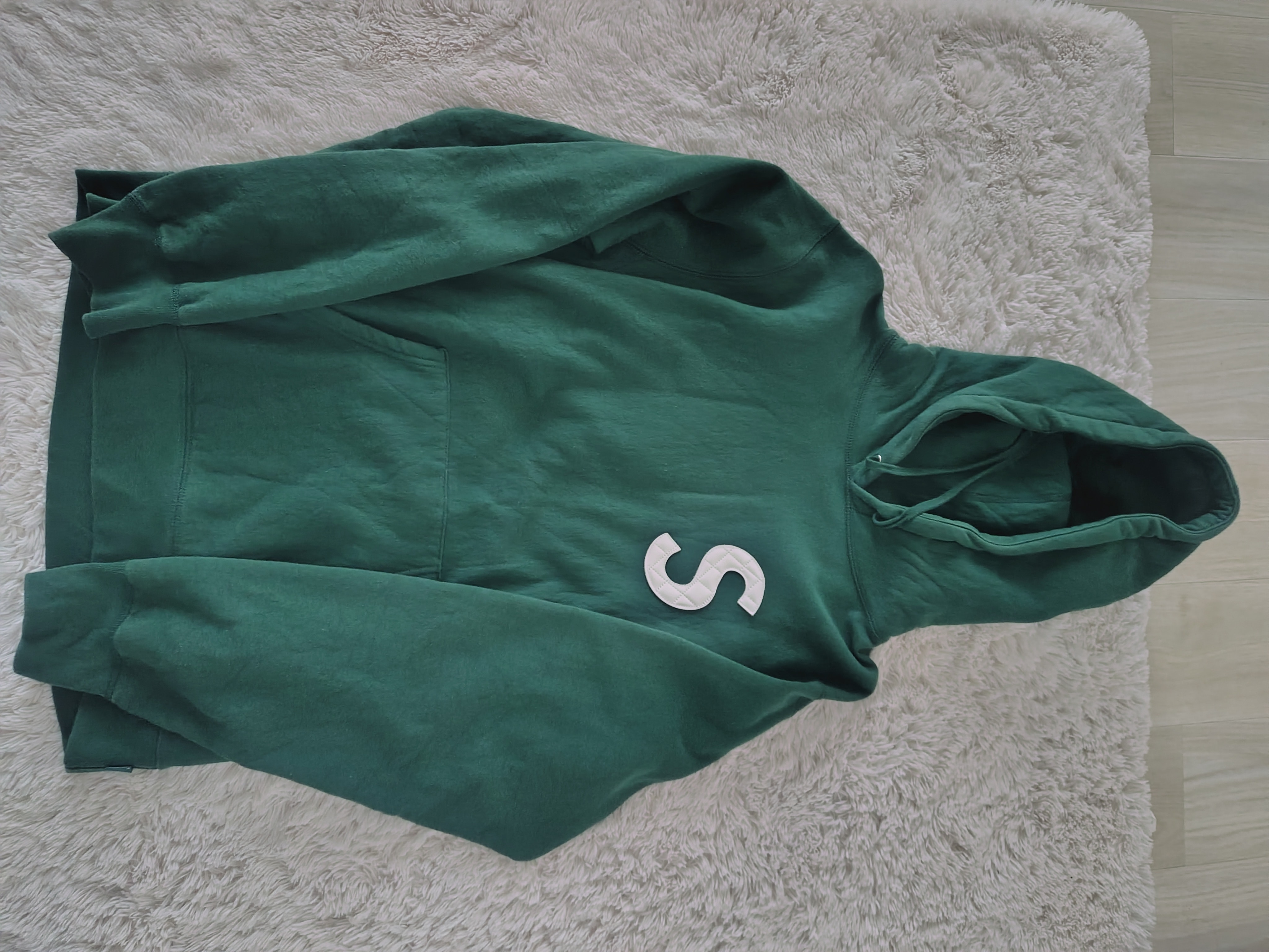 Supreme S Logo Hooded Sweatshirt "Green" (20SS)