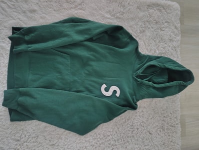 Supreme S Logo Hooded Sweatshirt "Green" (20SS)