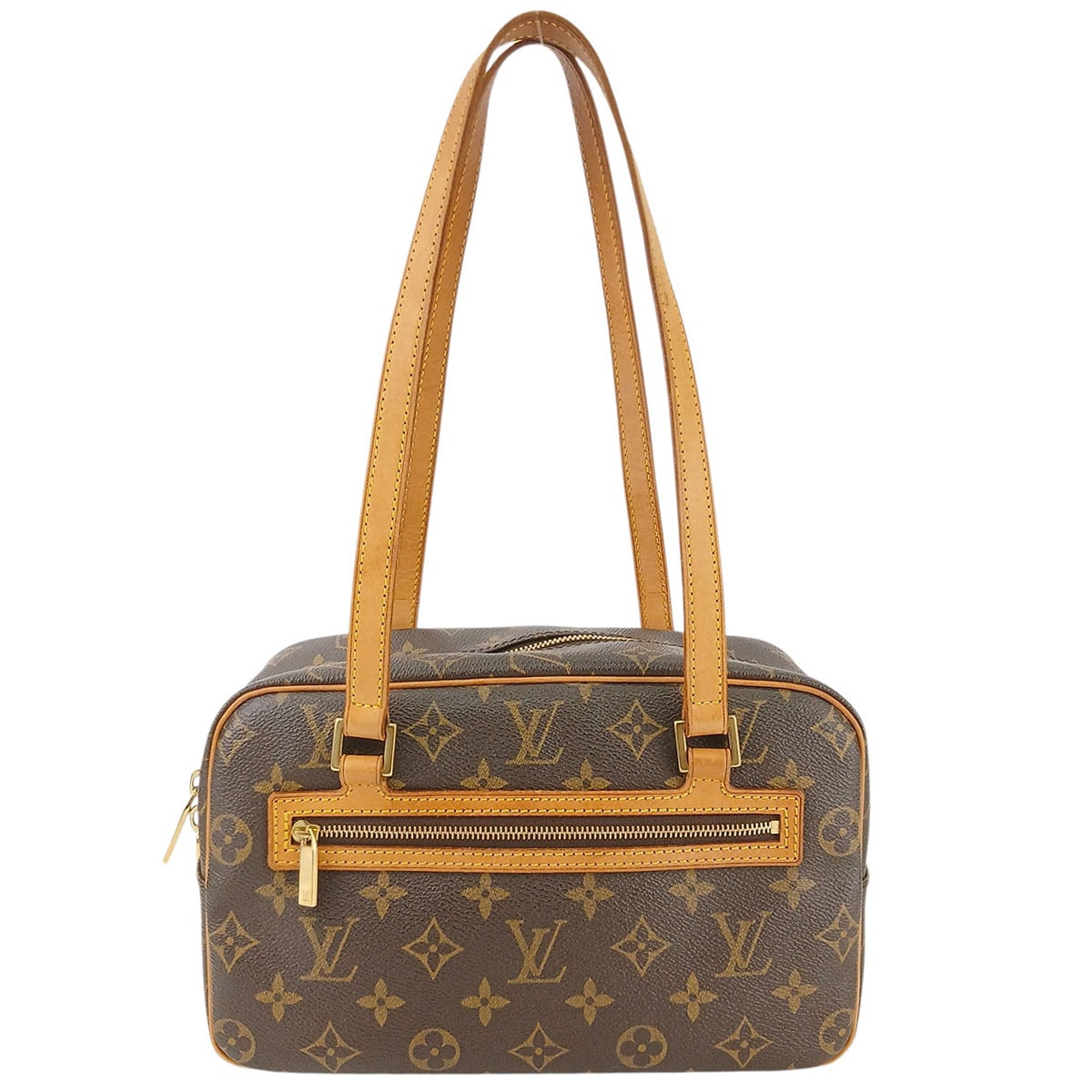 LOUIS VUITTON ルイ・ヴィトン シテMM ショルダーバッグ M51182 モノグラム ブラウン レディース【中古】