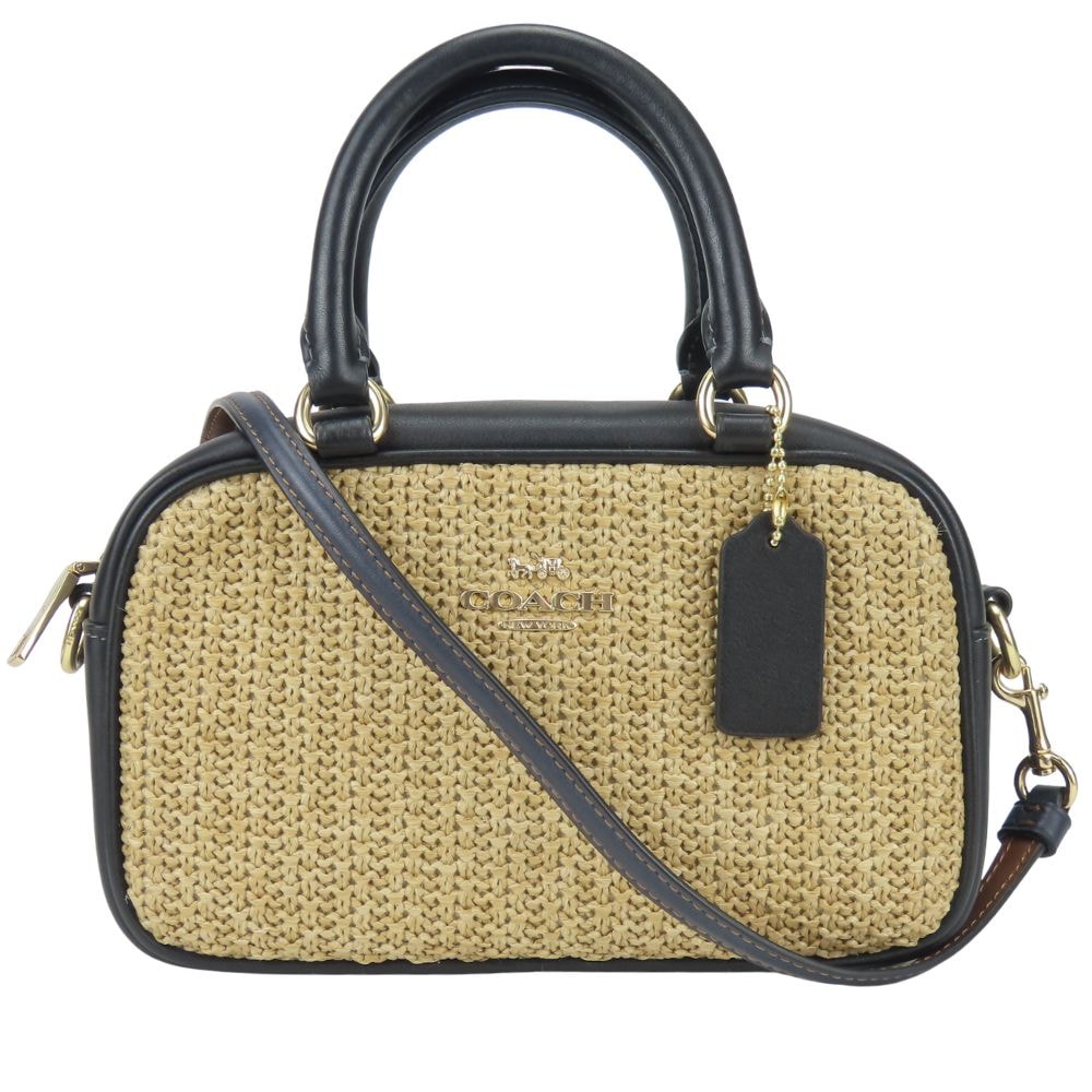 C (やや傷や汚れあり)】COACH/コーチ ショルダーバッグ ベージュ