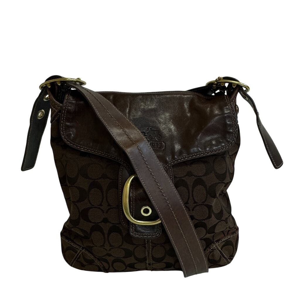 コーチ COACH ショルダーバッグ シグネチャー 11436 ブラウン