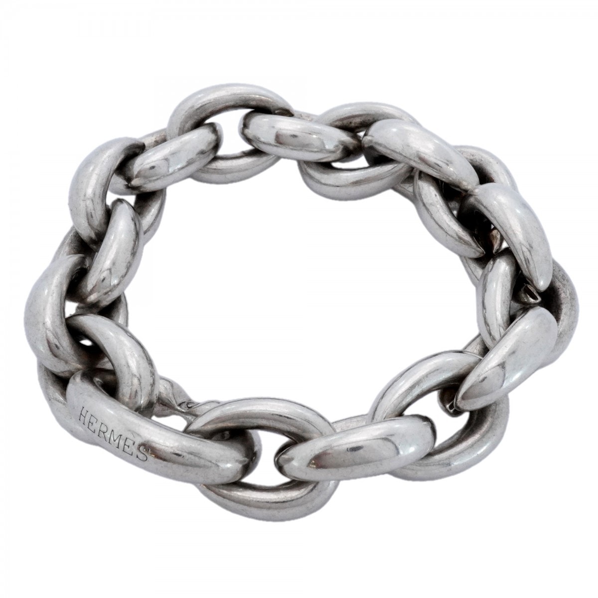 ★SALE【6jdb0189】エルメス ブレスレット アクロバットGM シルバー925【中古】メンズ