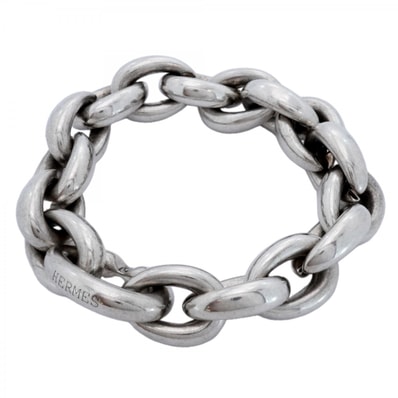 ★SALE【6jdb0189】エルメス ブレスレット アクロバットGM シルバー925【中古】メンズ