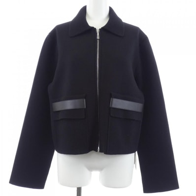 エルメス HERMES レザーディテール パッチポケット 6E2223D3 ジャケット