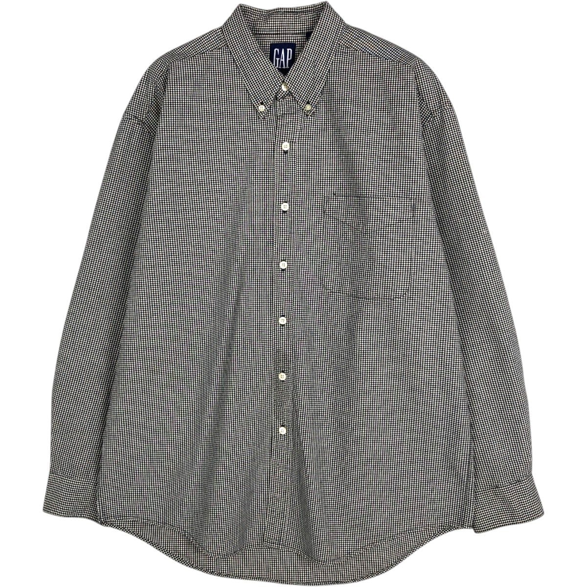 古着 90年代 ギャップ GAP オールドギャップ 長袖 ボタンダウンチェックシャツ メンズL相当 ヴィンテージ/eaa677043