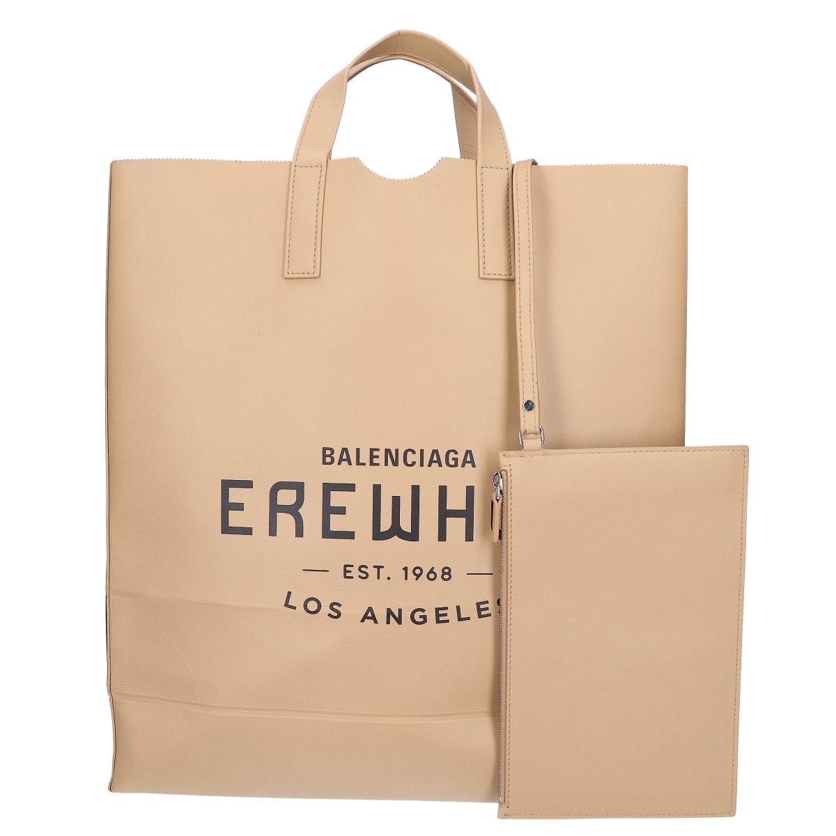 バレンシアガ 24AW 792842 EREWHON LOS ANGELESN レザー クラフトショッパー