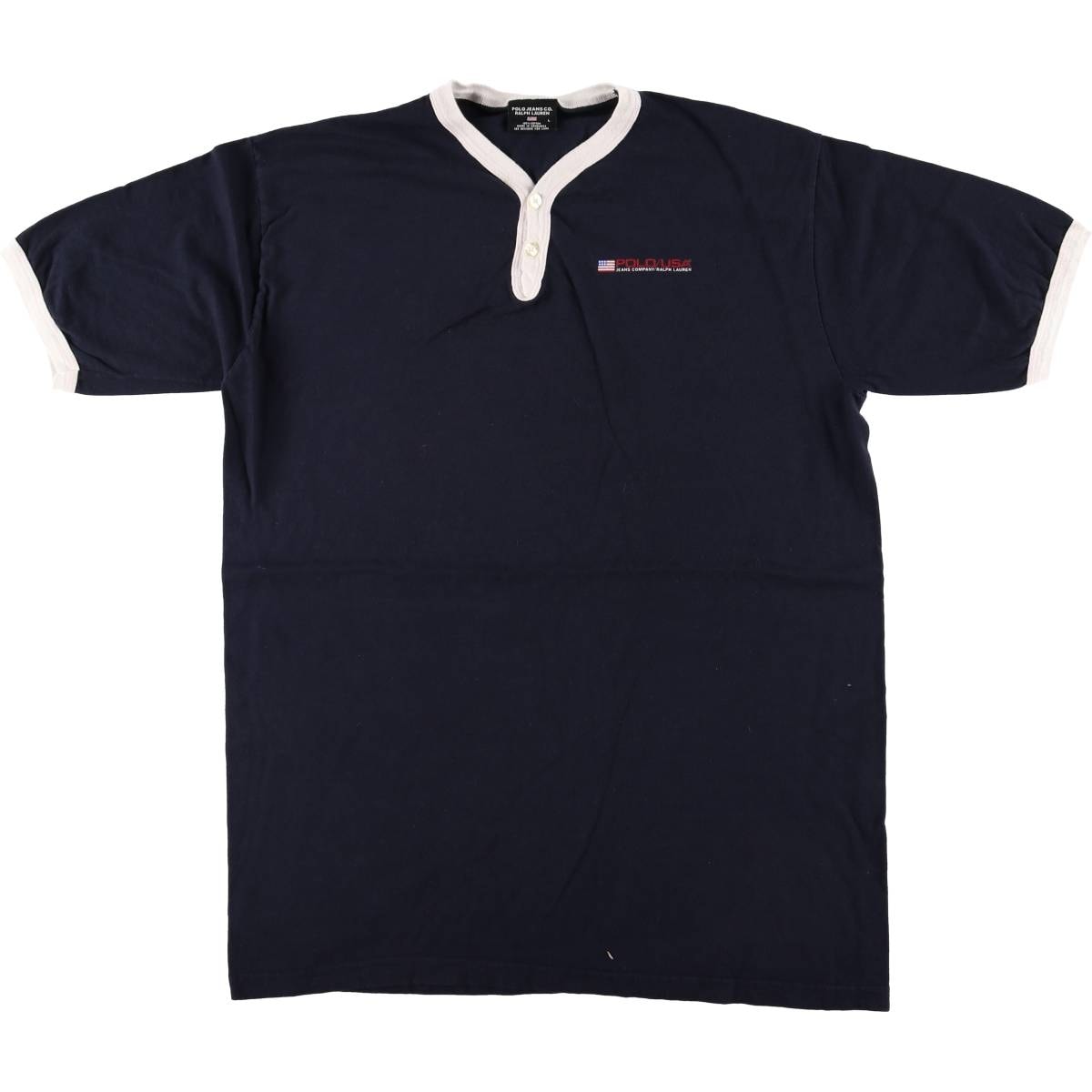 古着 00年代 ラルフローレン Ralph Lauren POLO JEANS CO. ヘンリーネックTシャツ メンズL相当/eaa587758