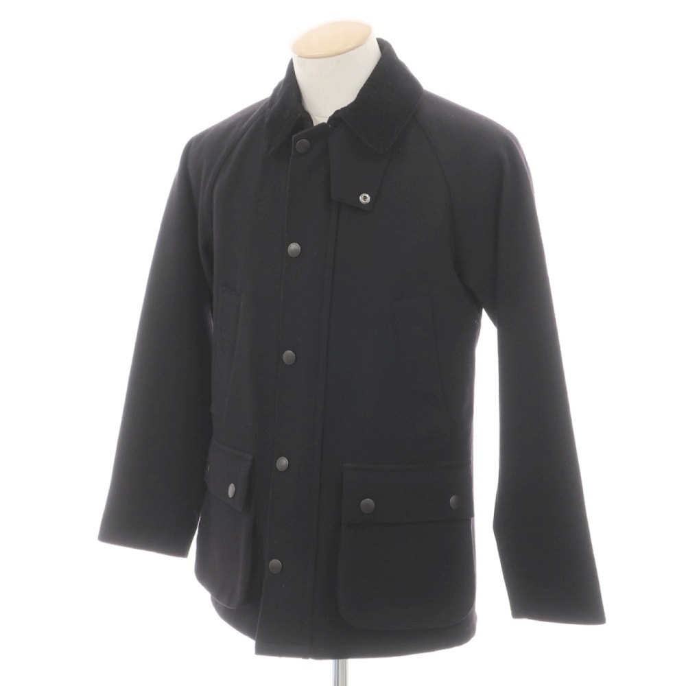 【中古】バブアー Barbour SL BEDALE ビデイル ボンデッド ウール フィールドジャケット ブラック【サイズ34】【メンズ】