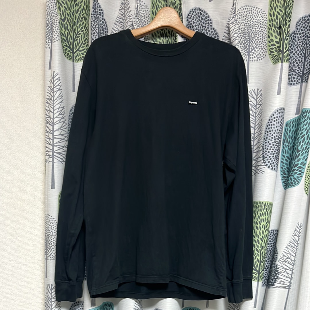 Supreme Small Box L/S Tee "Black"