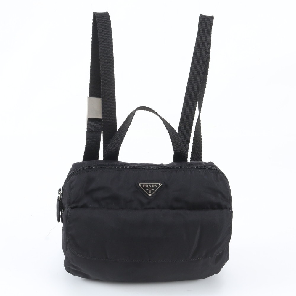 ■美品 プラダ テスート ナイロントライアングルロゴリュックサック